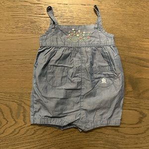 Tommy Hilfiger baby shorts romper 12-18M NWT Ret $89